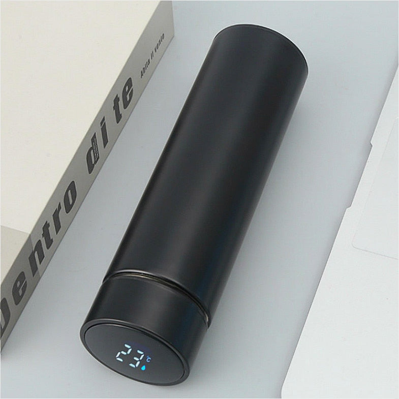 Garrafa Térmica em Aço Inox Com Display LED de Temperatura - 500ml