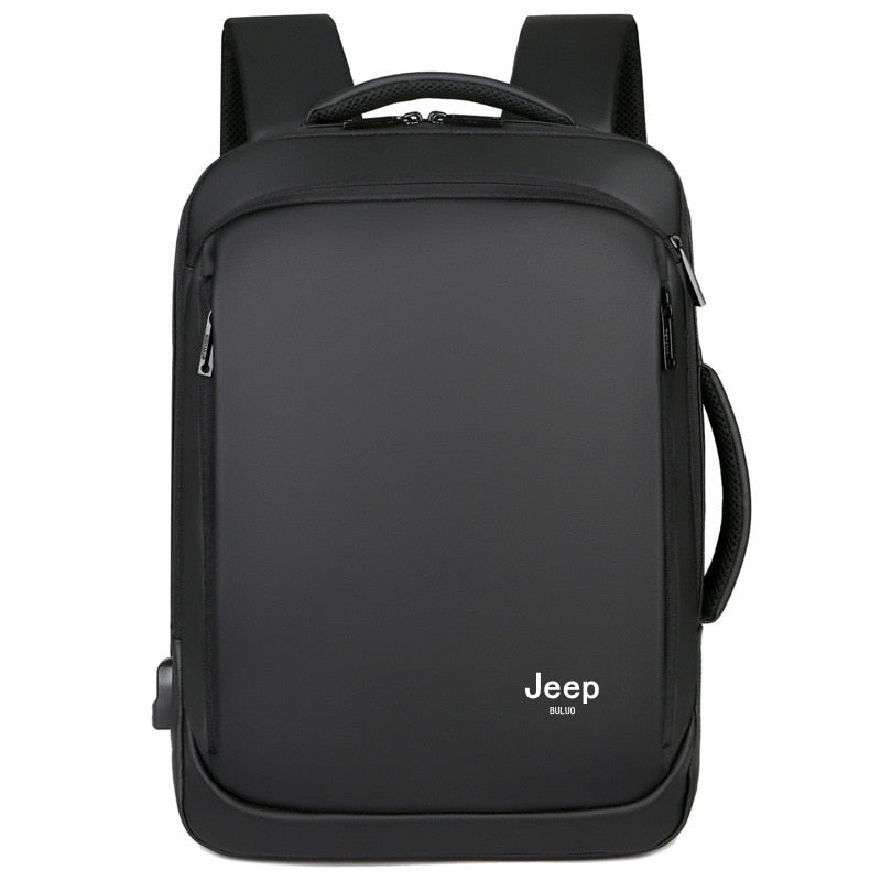 Mochila Jeep Para Notebook - Bolsa Com Alça de Mão e Saída USB