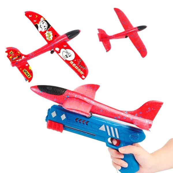 Lançador de Avião para Desenvolvimento Infantil - HappyGun